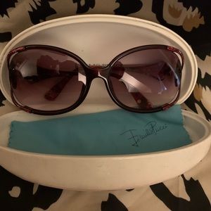 Emilio Pucci Red/Burgundy sunglasses.